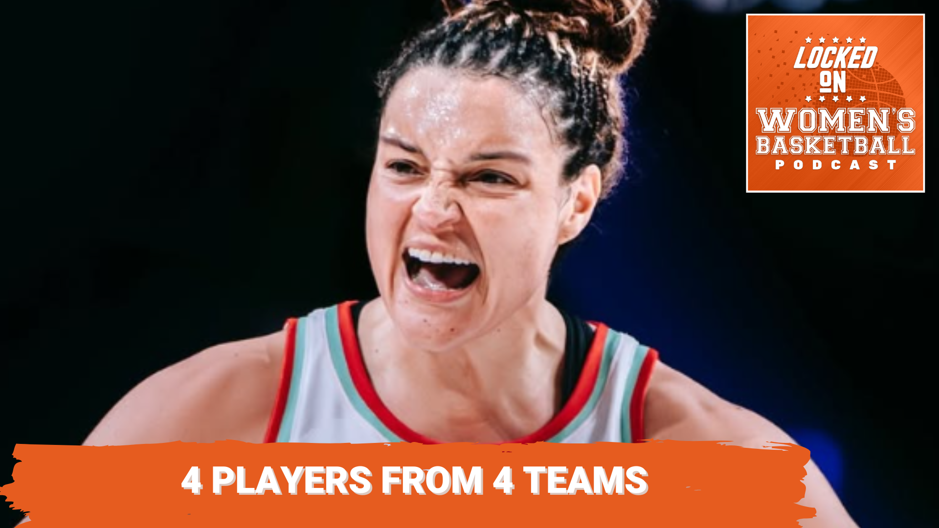 Player cheers in uniform