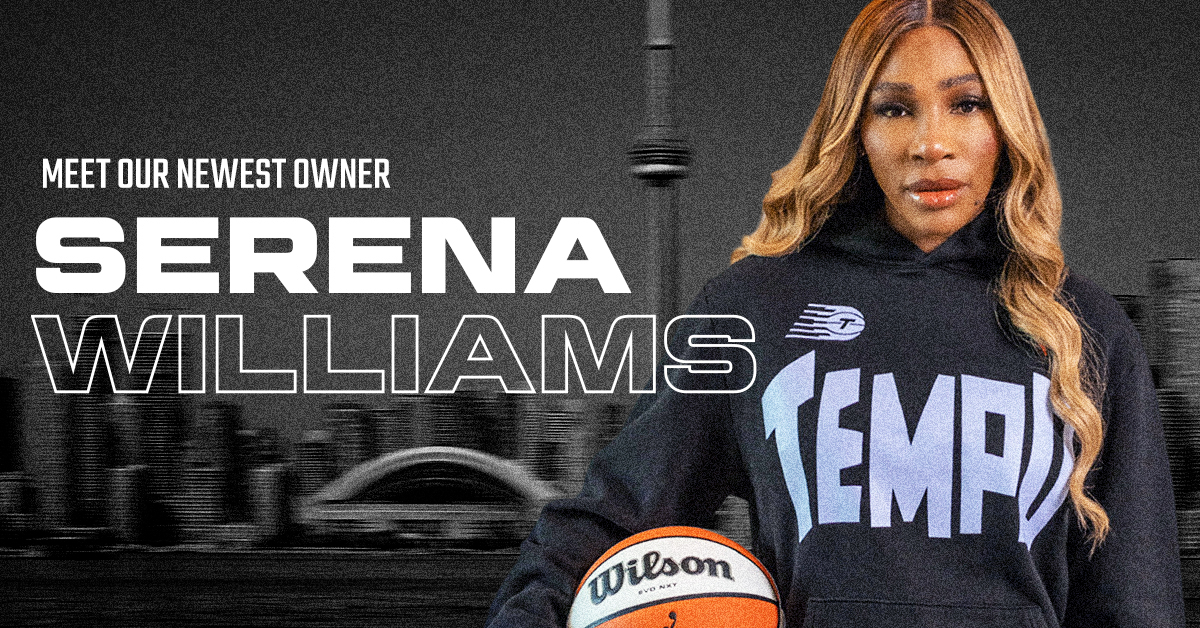 Serena Williams graphic.