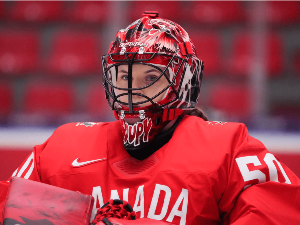 Kristen Campbell of Team Canada During Canada's 2025 Tournament Opener