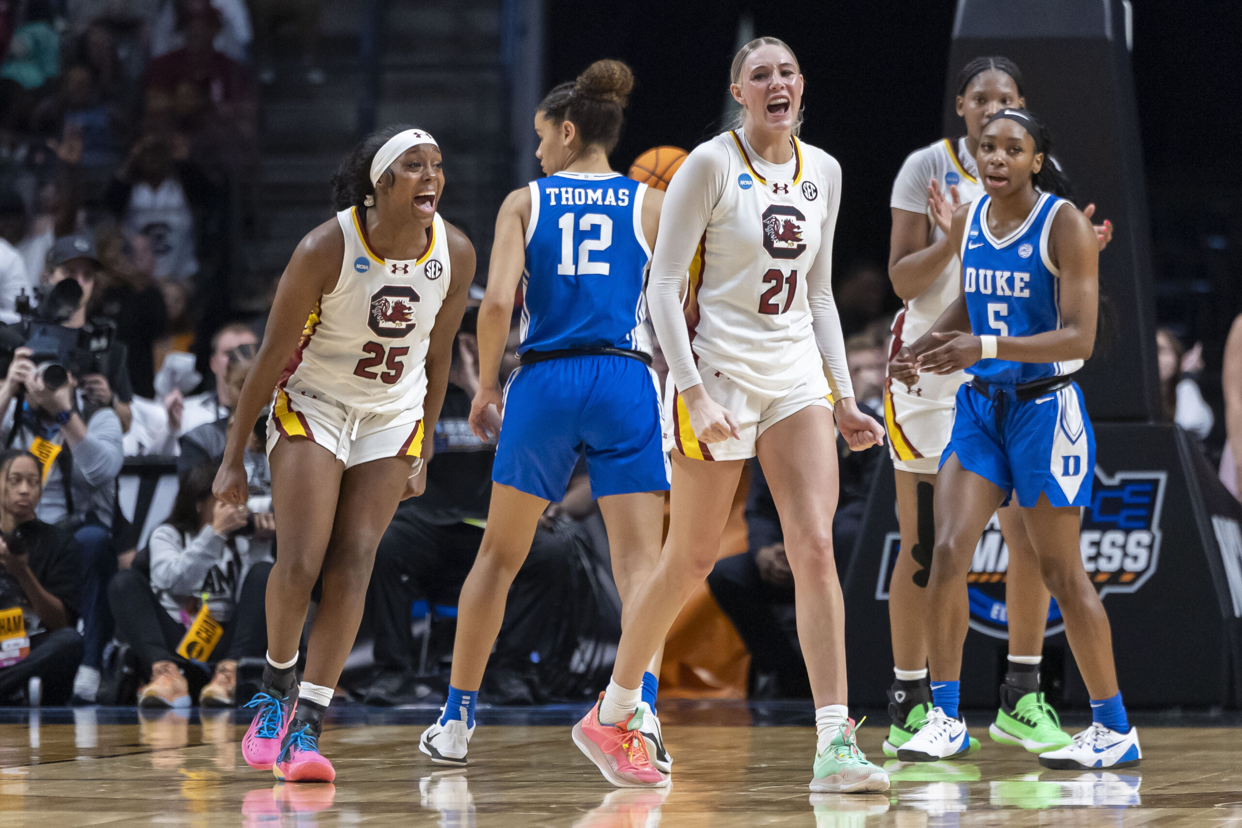 South Carolina is back in the Final Four as the reigning national champions.