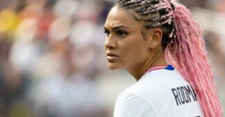 Trinity Rodman during a recent game