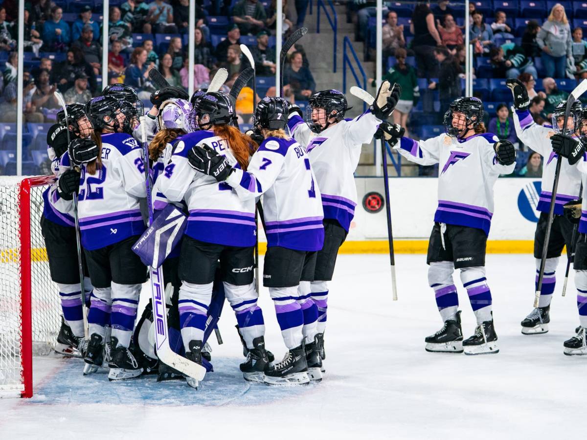 The Frost celebrate a playoff berth