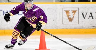 Allie Thunstrom competes in a 2019 skating competition