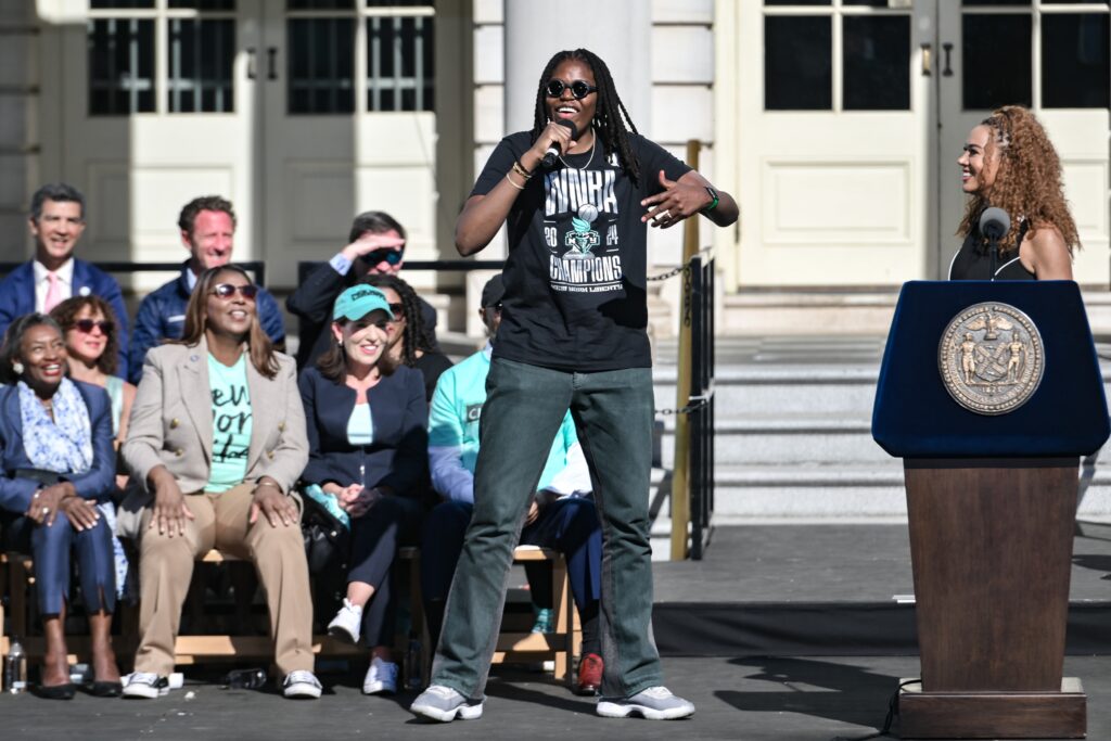 Jonquel Jones at City Hall, where she belongs.