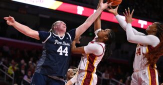 Gracie Merkle in action for her once and future team, Penn State.