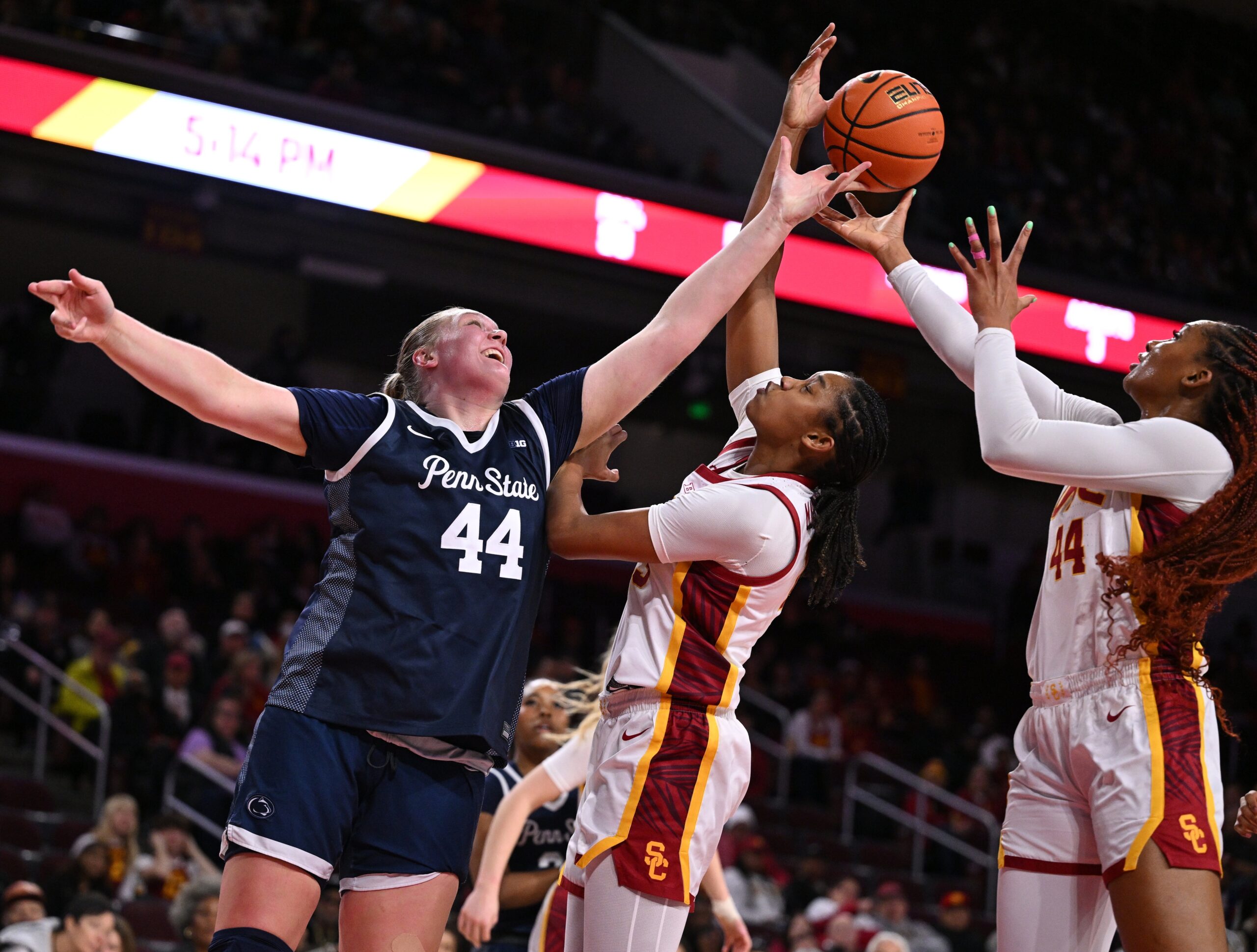 Gracie Merkle in action for her once and future team, Penn State.