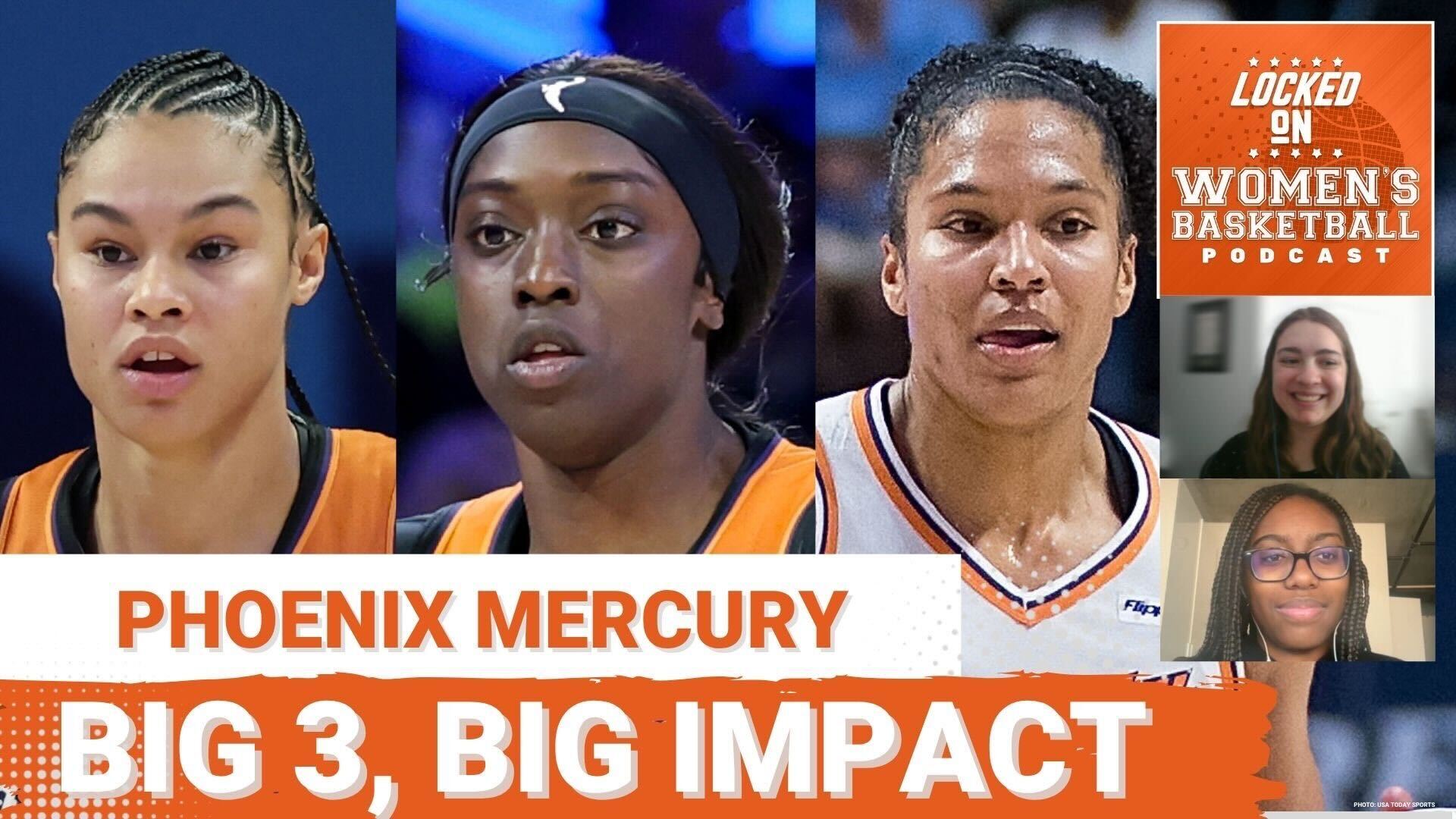 Photos of the Phoenix Mercury big three