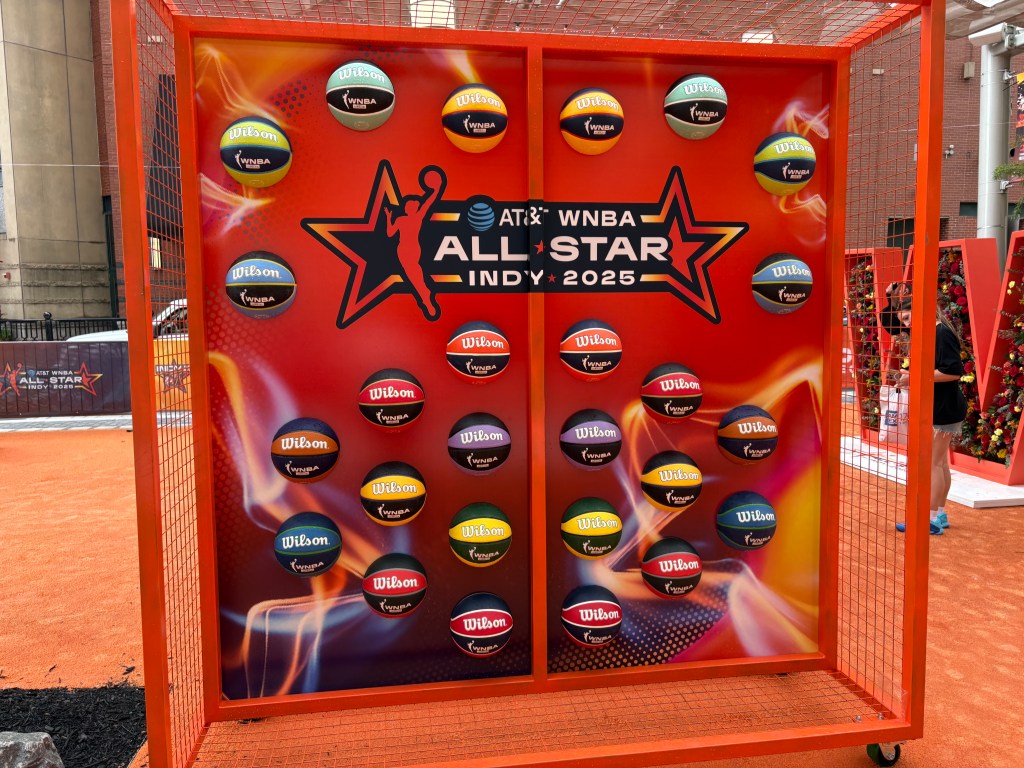 2025 WNBA All-Star signage