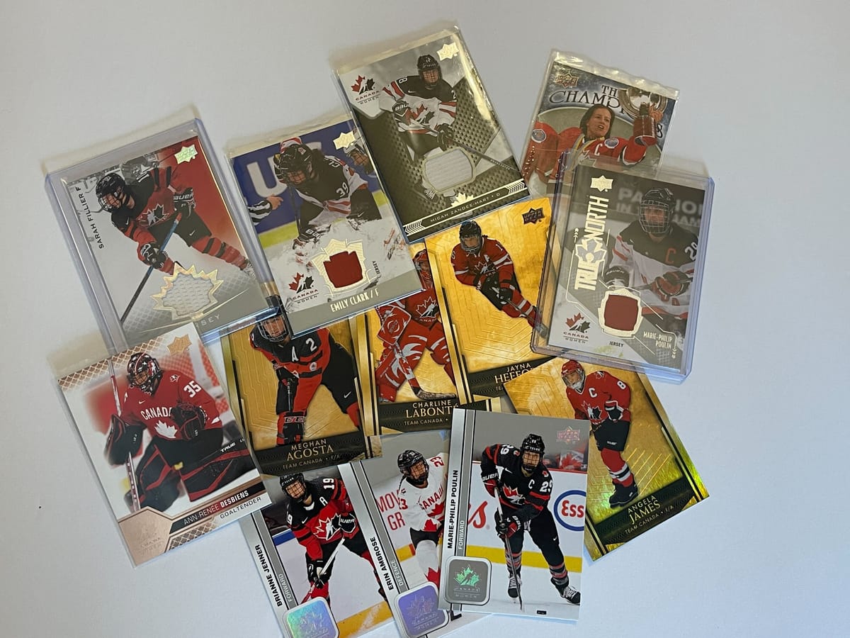 A rundown of the history of women’s hockey cards - The IX Sports