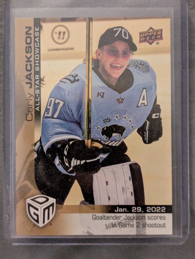 Carly Jackson trading card