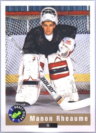 Manon Rheaume trading card