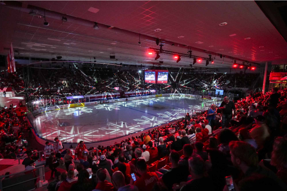 The scene before the 2025 WHC Gold Medal Game