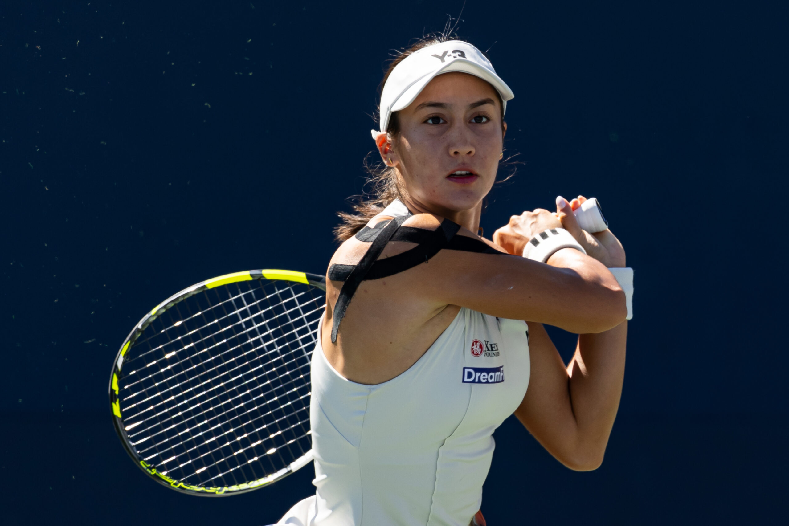 Valerie Glozman in action at the 2025 U.S. Open