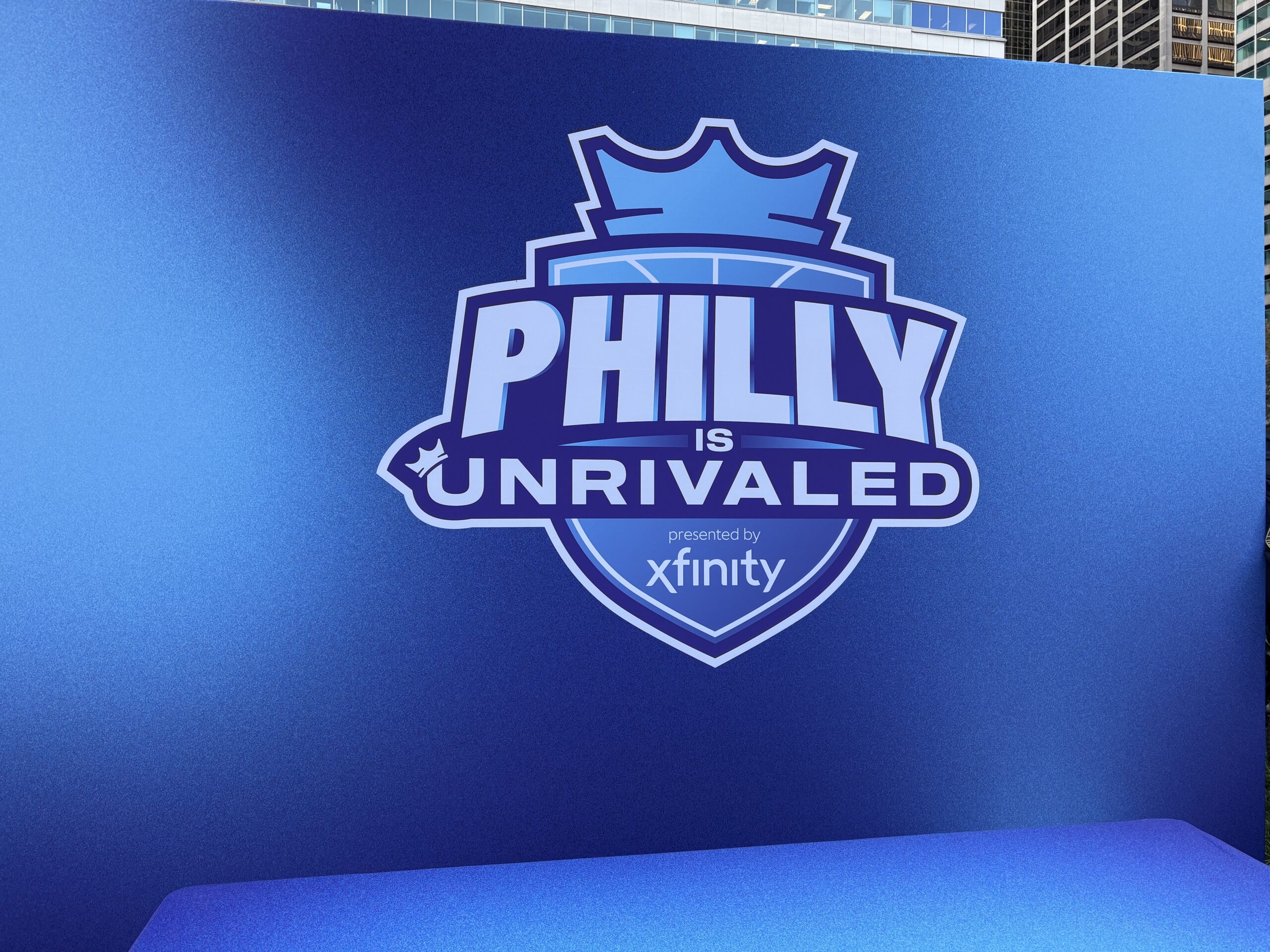 An Unrivaled Philly sign.