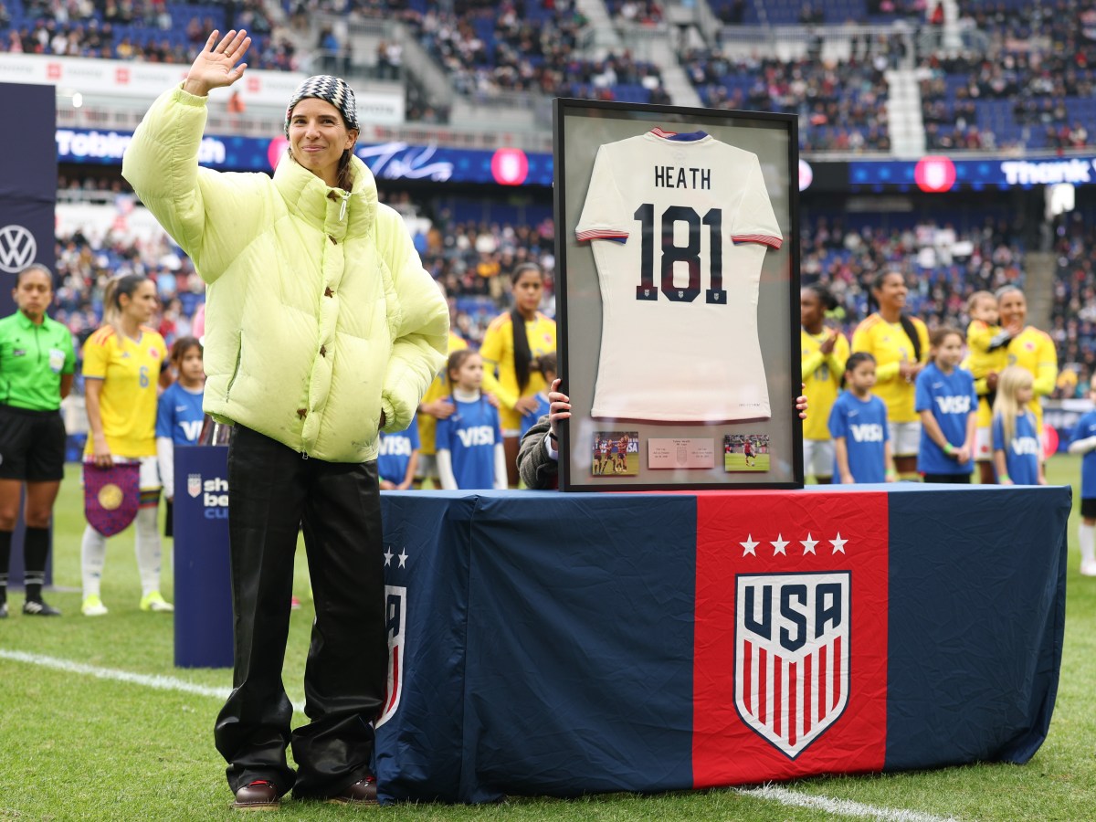 Tobin Heath celebrated for her impact on soccer’s next generation