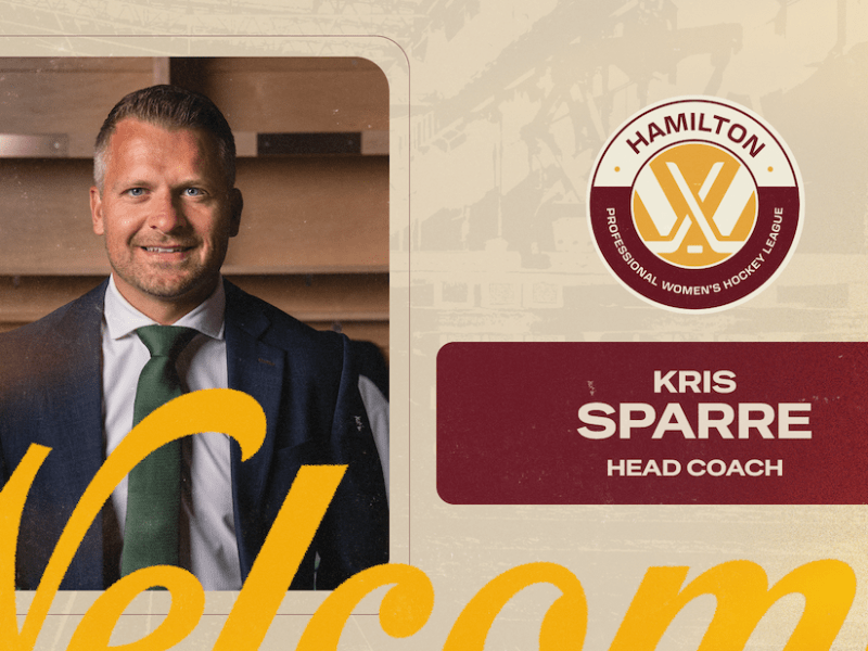 Kris Sparre departing Fleet, named first coach of PWHL Hamilton