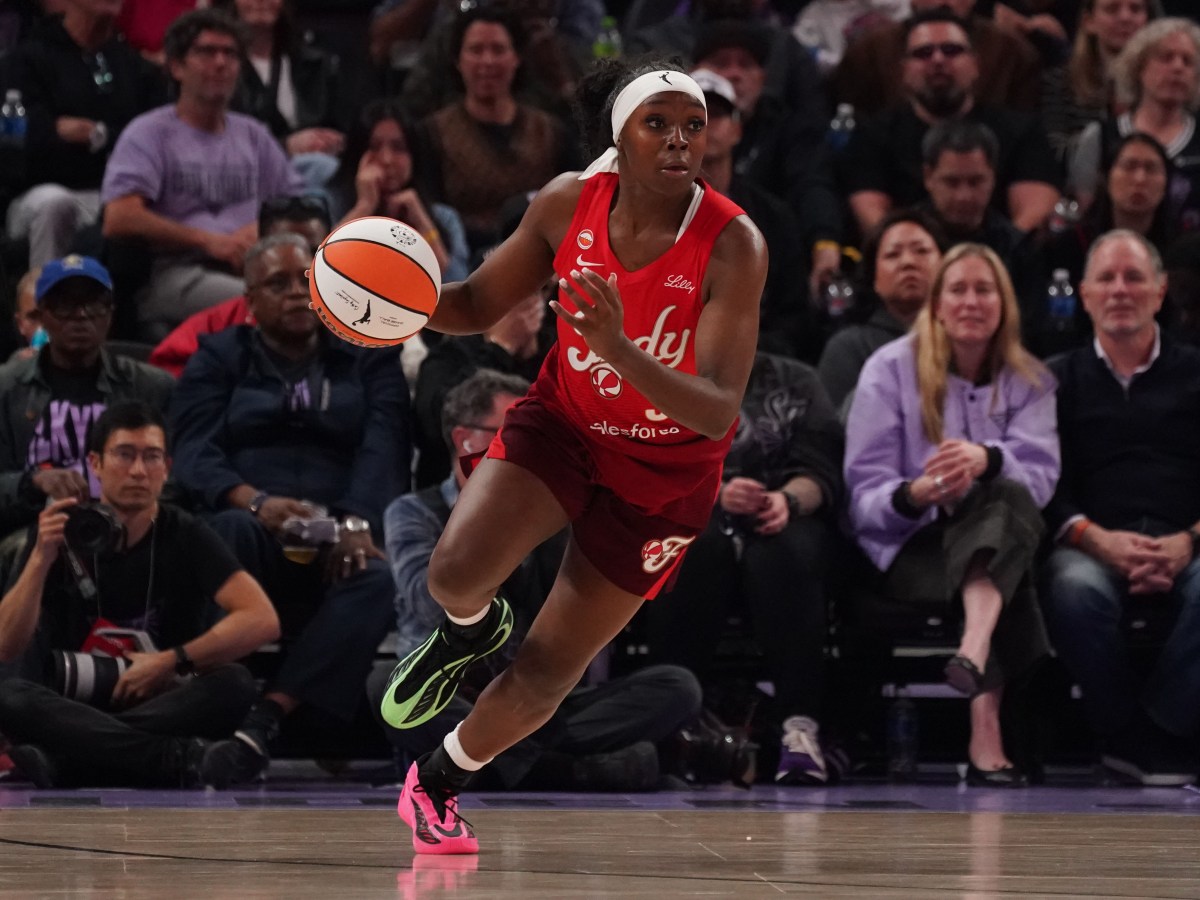 How is Raven Johnson getting better for the Indiana Fever? By dancing, always