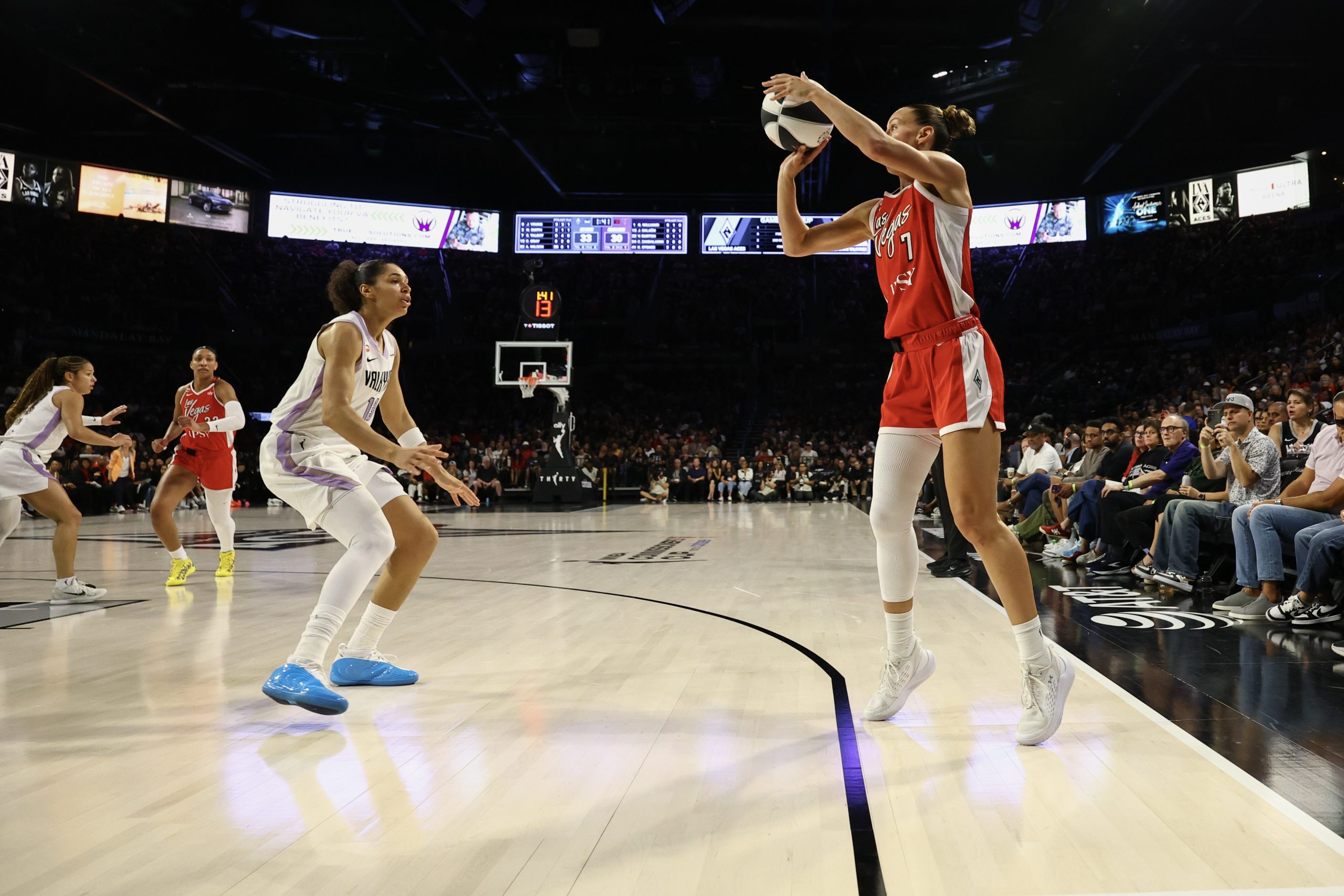 The WNBA’s newest addition brings defensive prowess to the Las Vegas Aces