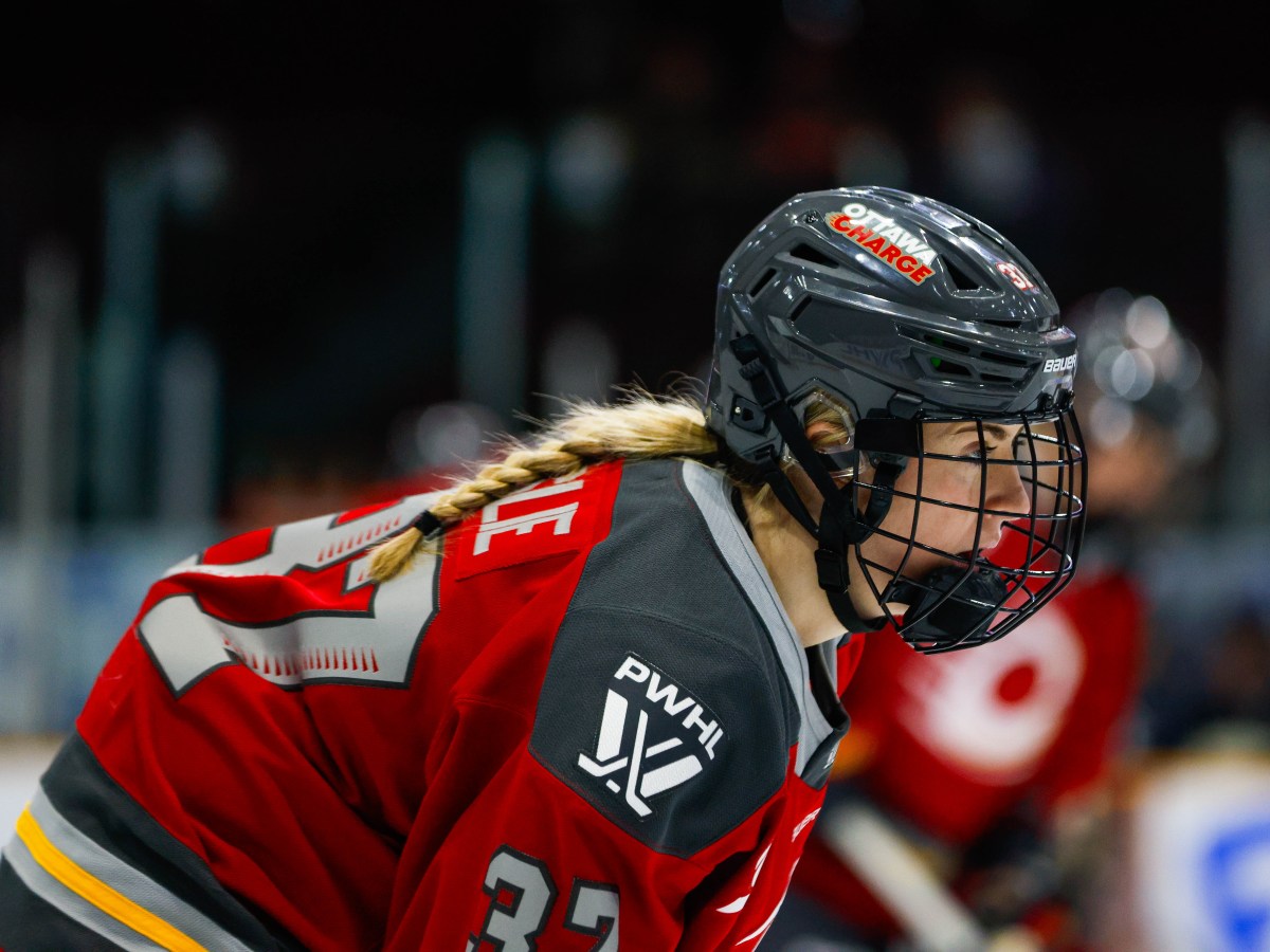 Rebecca Leslie with the Ottawa Charge.