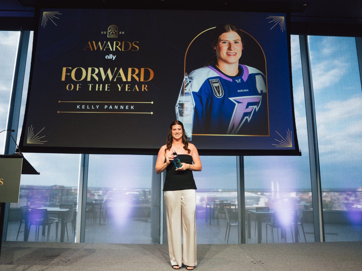 A memorable night in Detroit for the Minnesota Frost’s Kelly Pannek