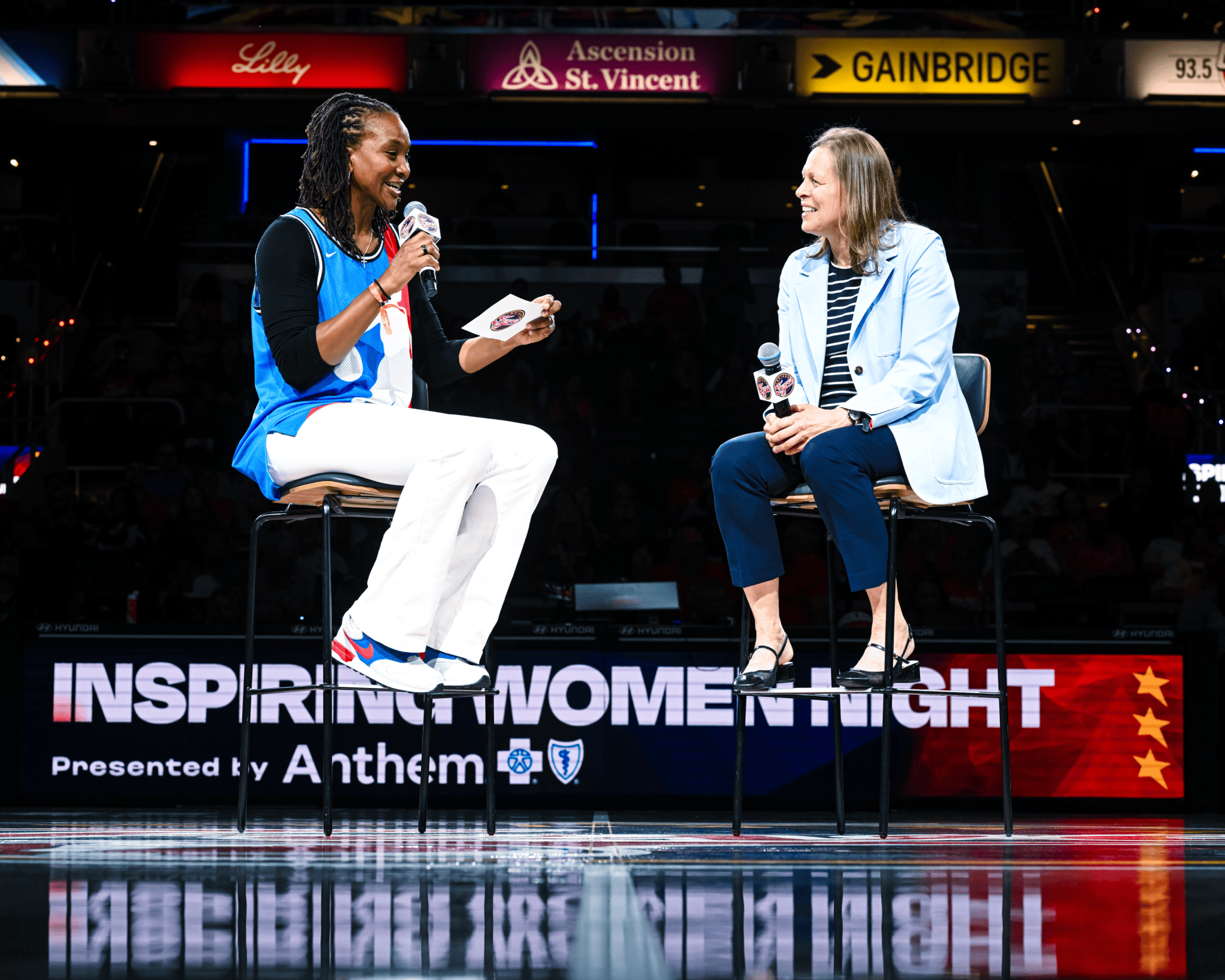 Indiana Fever honor former WNBA President Val Ackerman | The IX Basketball