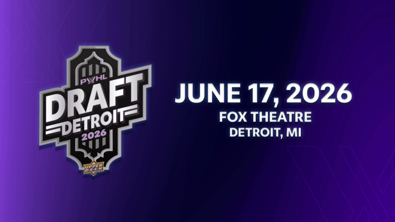 PWHL Draft logo with June 17, 2026 text