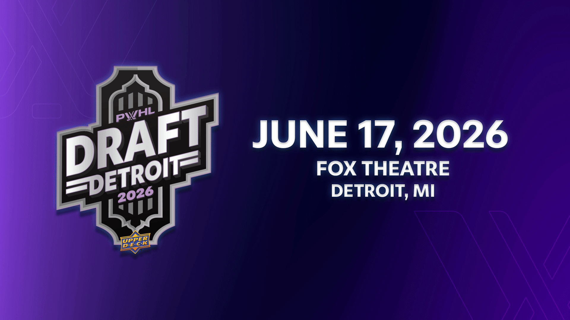 PWHL announces 2026 Draft order