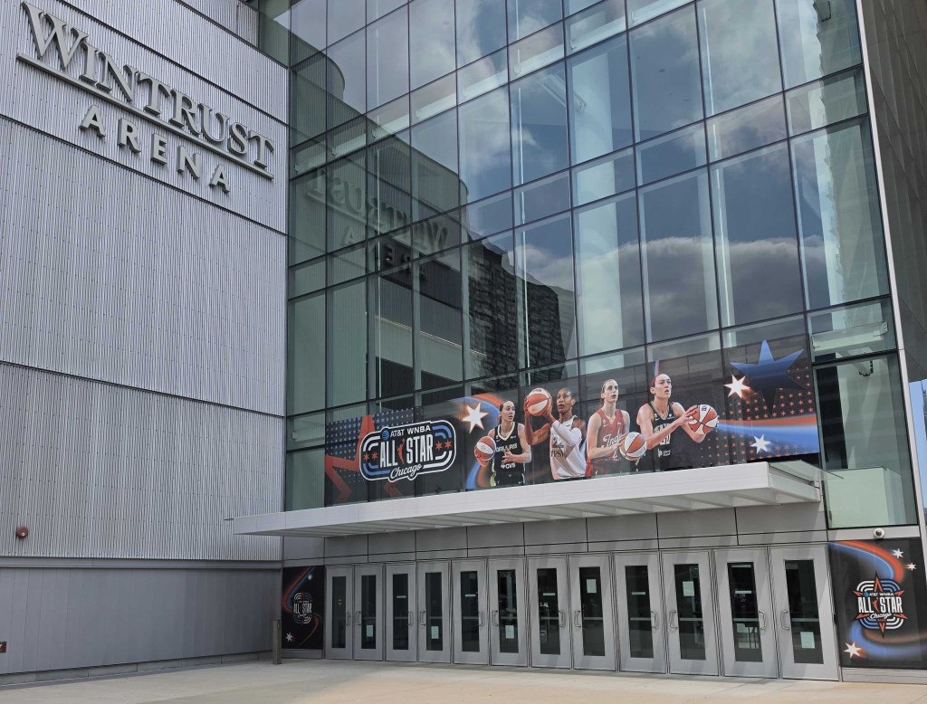 2026 WNBA All-Star signage ahead of the first night of 2026 WNBA All-Star activities.