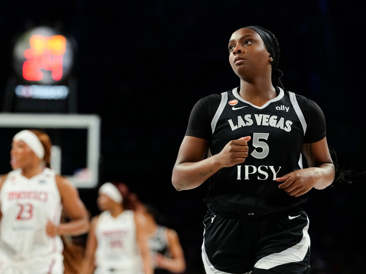 Ta’Niya Latson is finding her confidence with the Las Vegas Aces